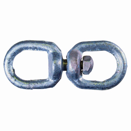Midwest Fastener 3/16" Hot Dip Galvanized Steel Eye-Eye Swivels 54628